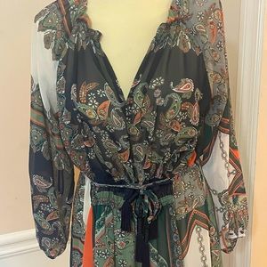 Tommy Hilfiger Tassle Blousen Floral dress